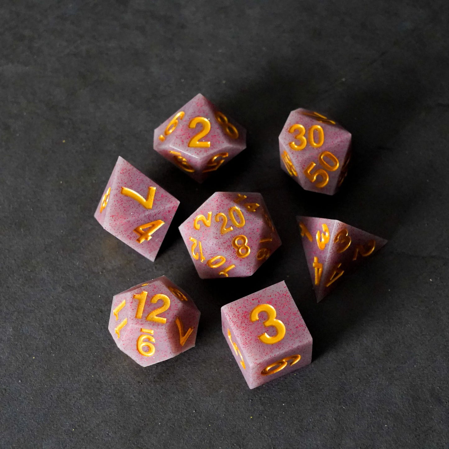 Sharp-Edge Silicone Rubber 16mm 7-Die Set: Volcanic Soot