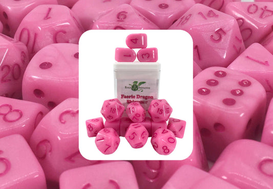 Faerie Dragon Shimmer Dice - Set of 15 w/ Arch'd4