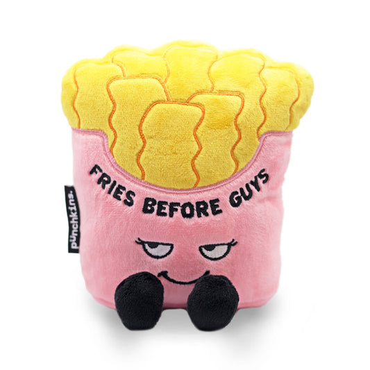 "Fries Before Guys" Plush French Fries, Holiday, Christmas