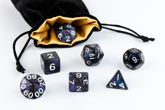 Velvet Dice Bag With Satin Liner 4″x6″