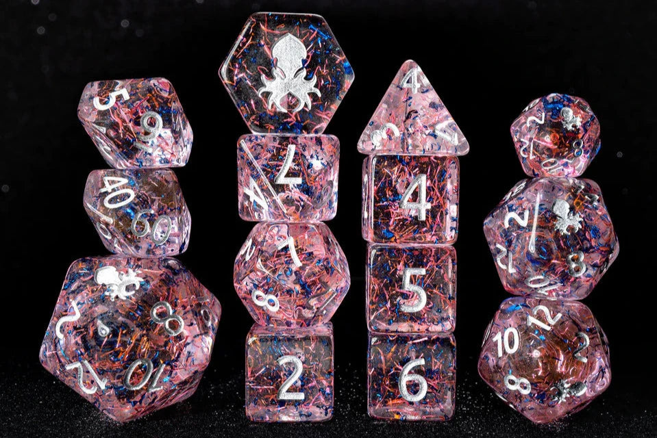 Festive Streamers 14pc Limited Edition Dice Set