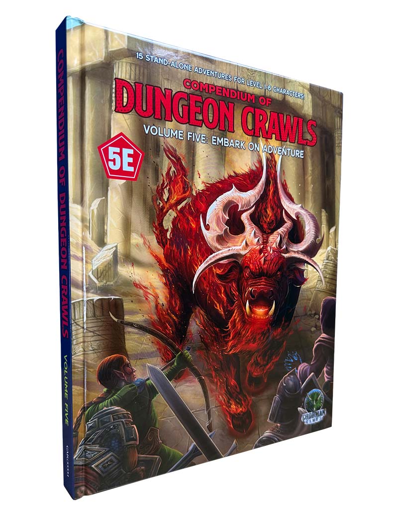 Compendium of Dungeon Crawls Vol 5: A Collection of Quests (5E)