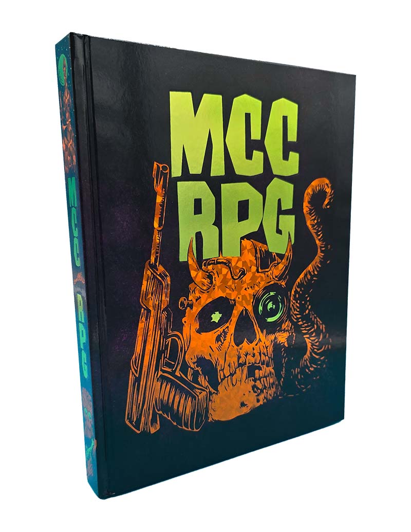 Mutant Crawl Classics: Core Rulebook- Foil Demon Skull Edition