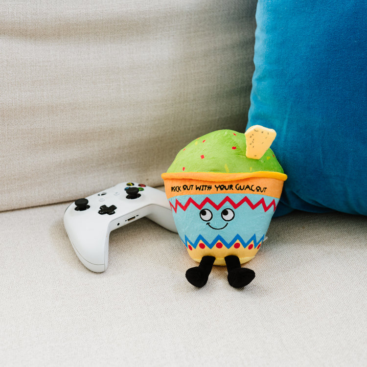"Rock Out With Your Guac Out" Plush Guacamole, Holiday, Christmas