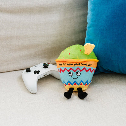"Rock Out With Your Guac Out" Plush Guacamole, Holiday, Christmas