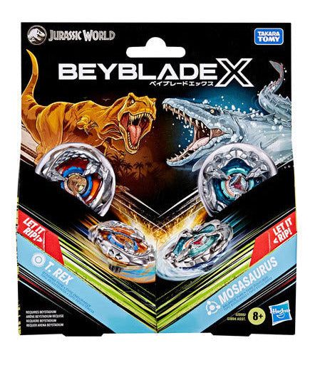 Beyblade: X: Jurassic World Top & Launcher Multipack