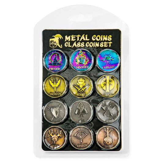 Dungeons & Dragons 5E: Class Coin Set of 12