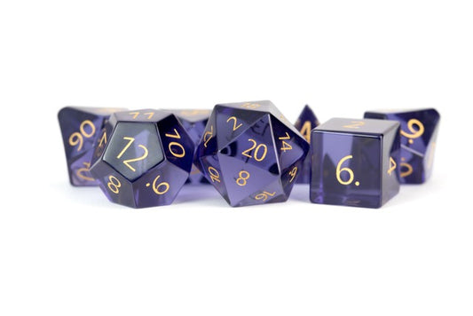 (CLEARANCE) Zircon Glass Birthstone Dice: June- Alexandrite