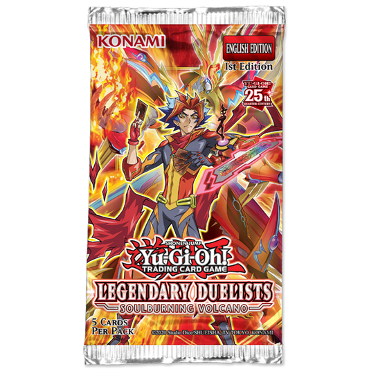 Yu-Gi-Oh!: Legendary Duelists: Soulburning Volcano 1st Edition Booster Pack