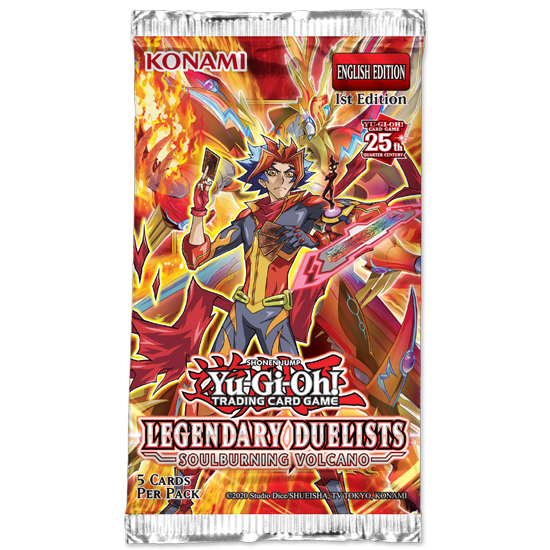 Yu-Gi-Oh!: Legendary Duelists: Soulburning Volcano 1st Edition Booster Pack