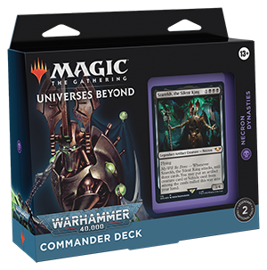 Magic The Gathering: Universes Beyond: Warhammer 40,000 - Necron Dynasties Commander Deck