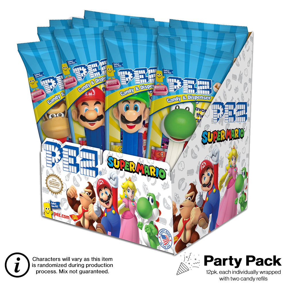 Nintendo/Super Mario PEZ Party Pack