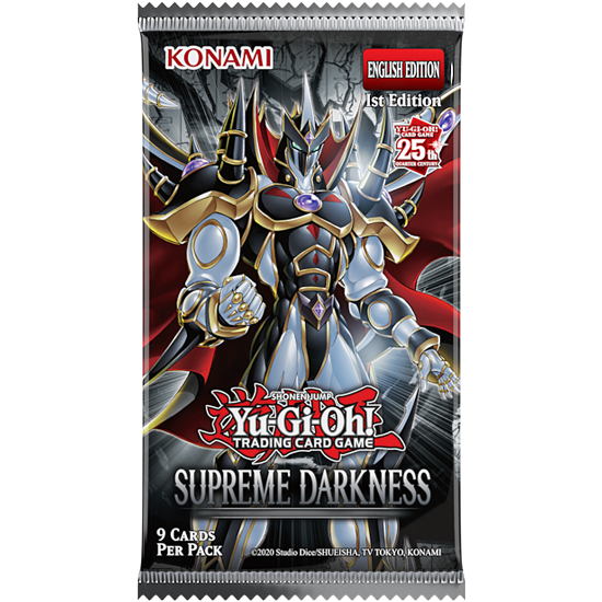 Clearance) Yu-Gi-Oh! Supreme Darkness Booster Pack – By The Board