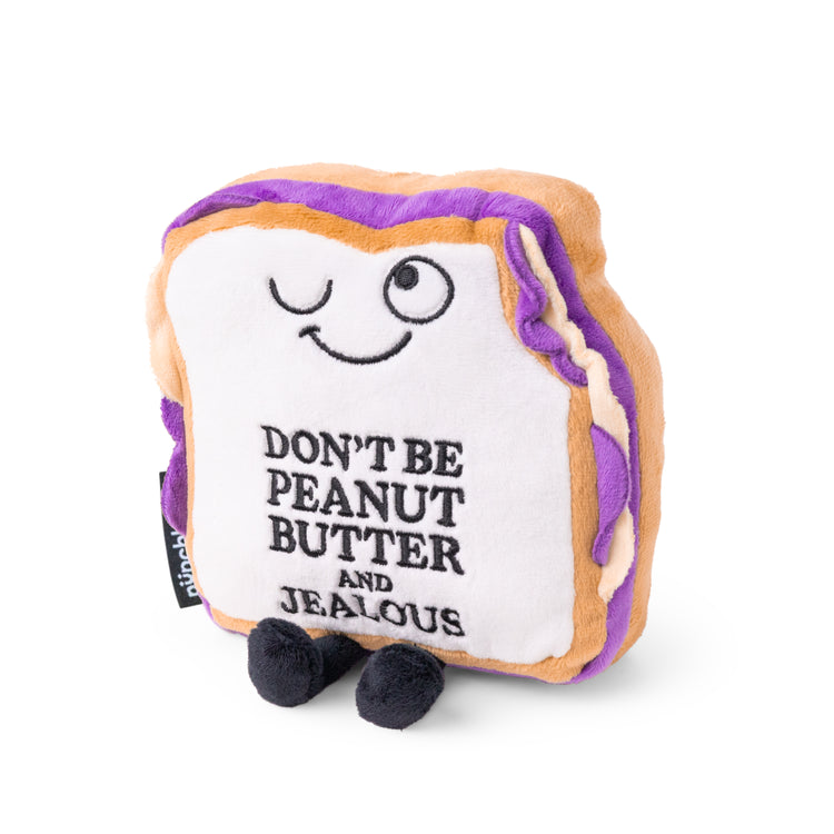 "Don't Be Peanut Butter & Jealous" Plush PB&J Sandwich, Gift, Holiday, Christmas