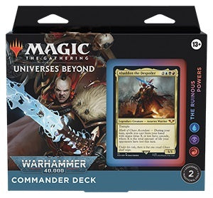 Magic The Gathering: Universes Beyond: Warhammer 40,000 - The Ruinous Powers Commander Deck