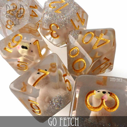 Resin 7-Dice Set: Go Fetch