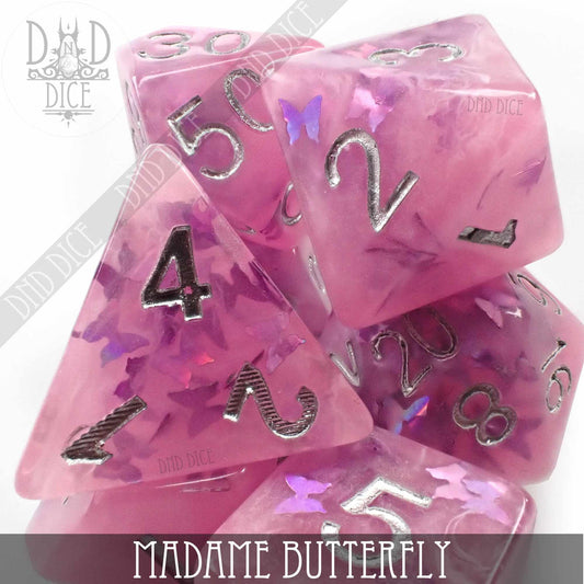 Resin 7-Dice Set: Madame Butterfly