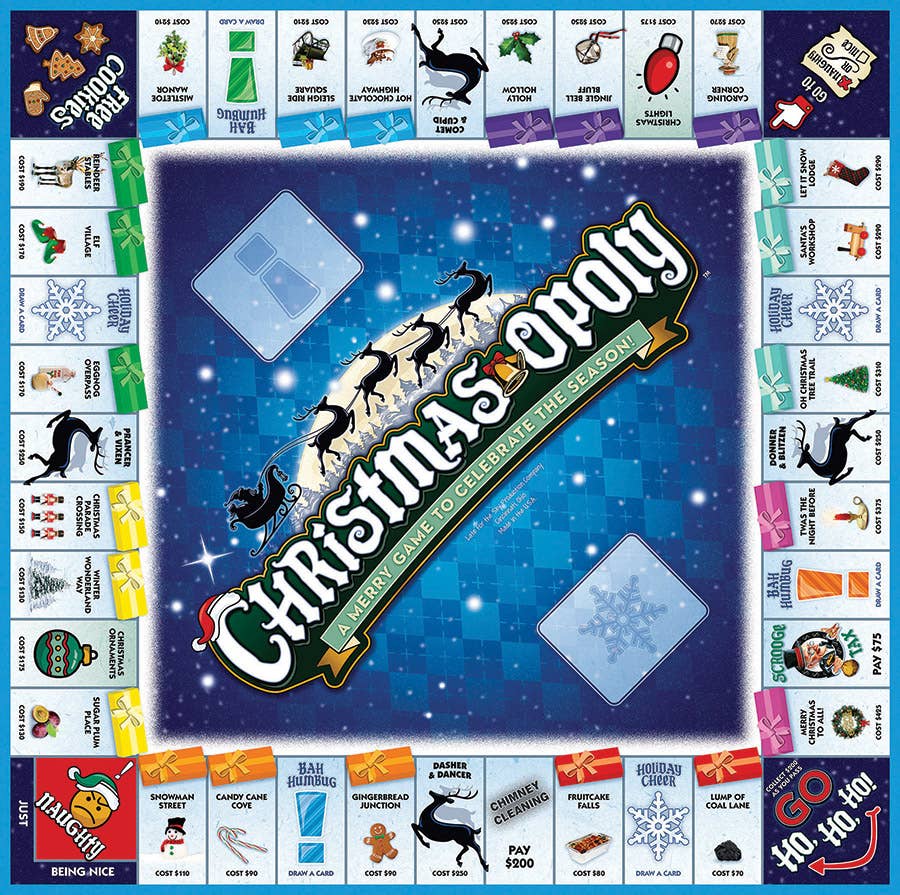 Christmas-Opoly Board Game