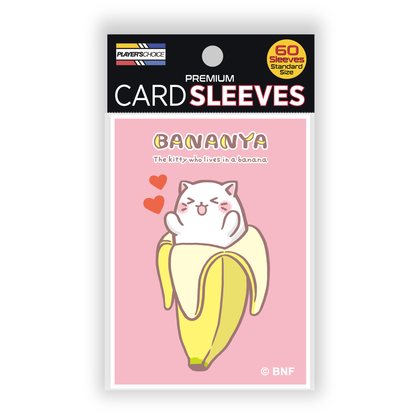 Officially Licensed Bananya Standard Sleeves - Pink