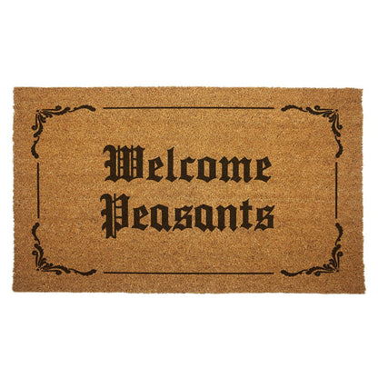 Welcome Peasants Door Mat