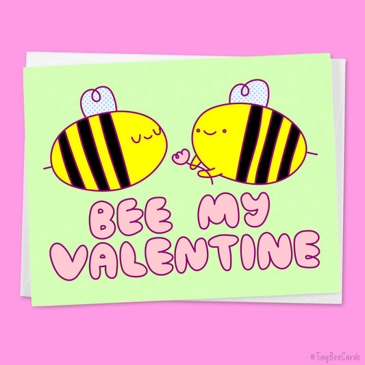 Valentine Card "Bee My Valentine"