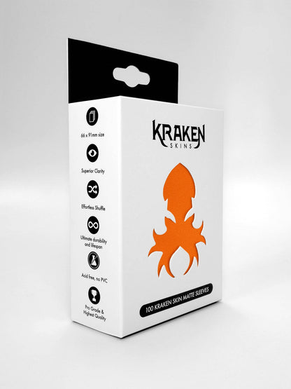 Kraken Skins: Blood Orange Matte Sleeves