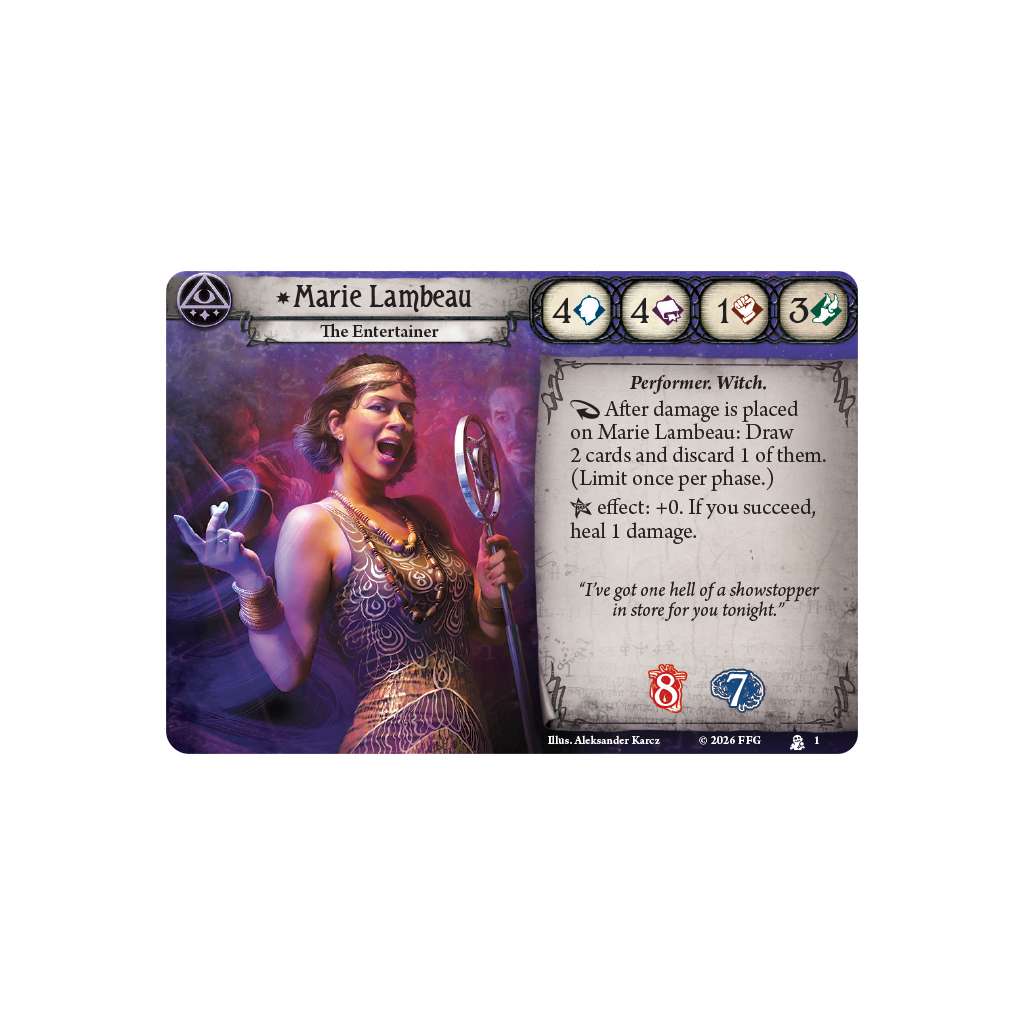 Arkham Horror: The Card Game - Marie Lambeau Investigator Deck