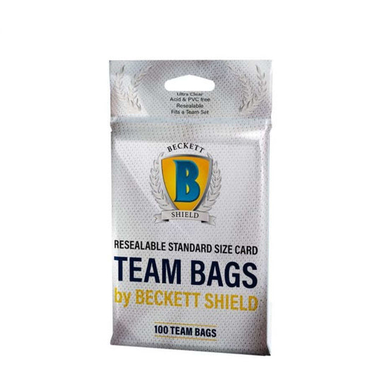 Beckett Shield Card Sleeves - Team Bags (100)