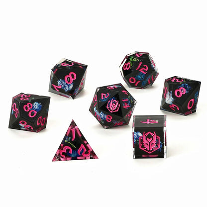 Captured Magic Hand Sanded Sharp Edge Resin -Vintage Handbag