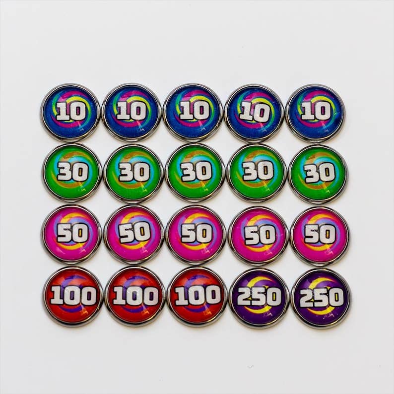 Handmade Damage Counters for the Pokémon TCG