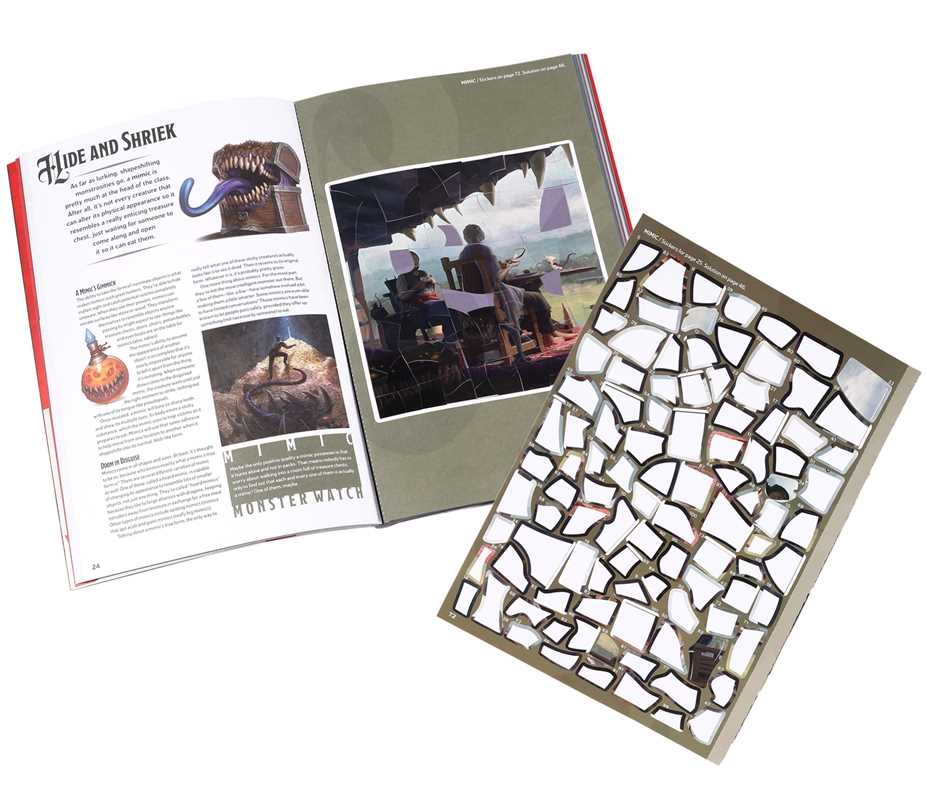 Dungeons & Dragons Sticker Art Puzzles by Steve Behling