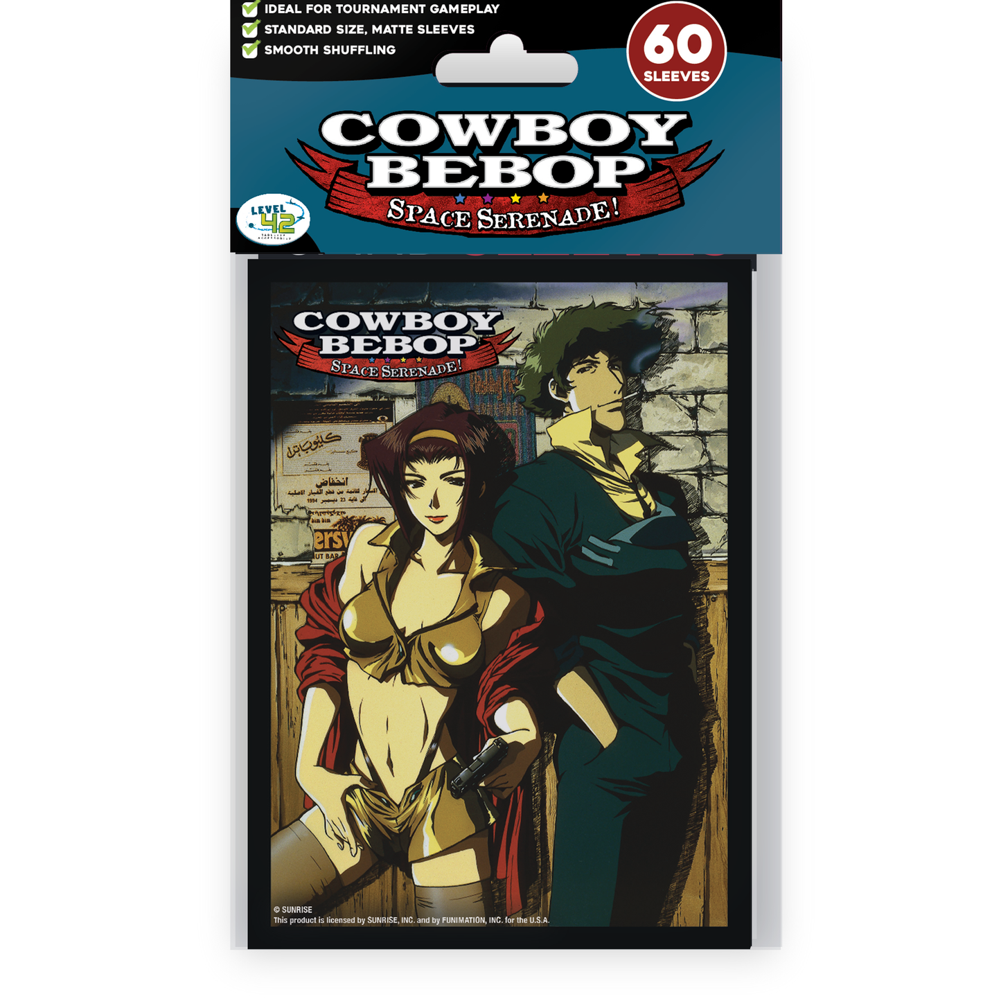 Officially Licensed Cowboy Bebop Standard Sleeves - Spike & Faye