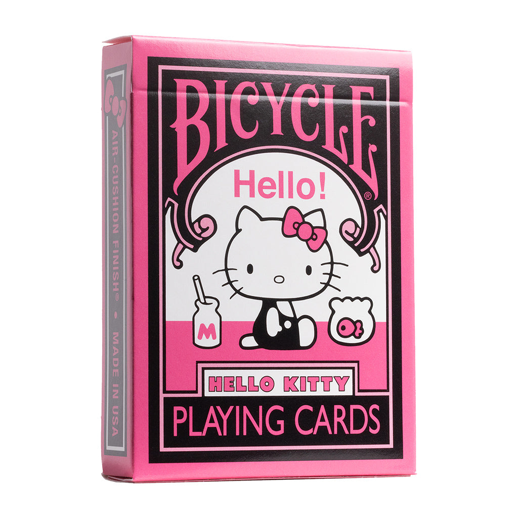 Bicycle Hello Kitty Black & Pink Playing Cards
