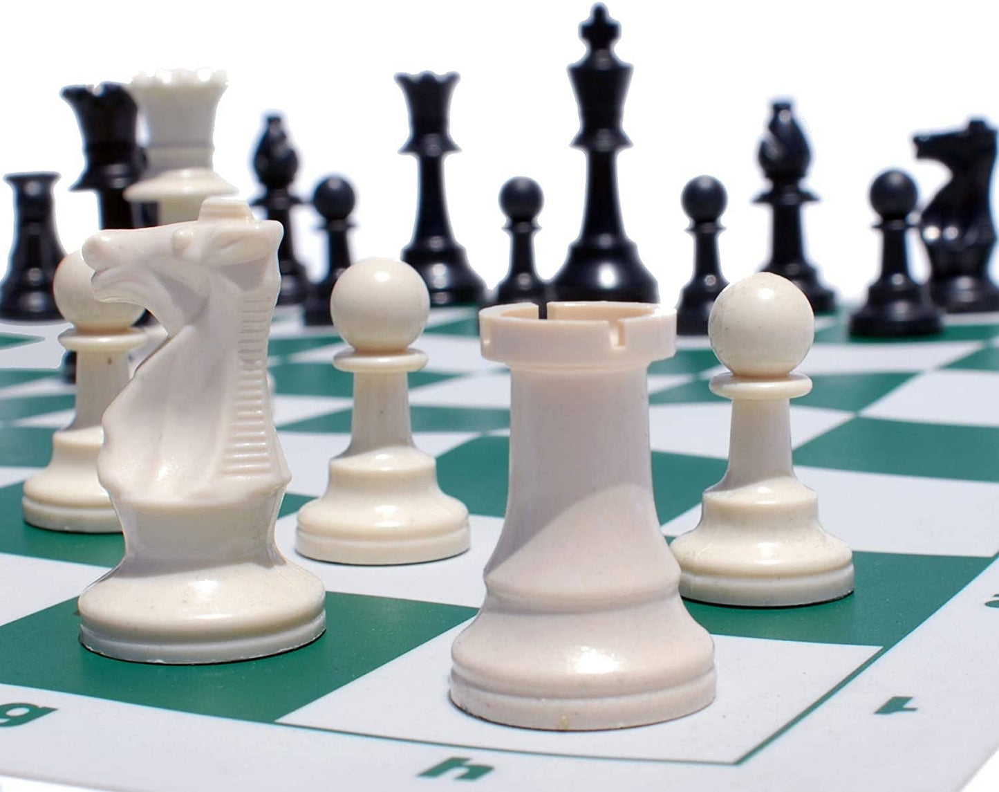 Tournament Chess Set with Black Canvas Bag