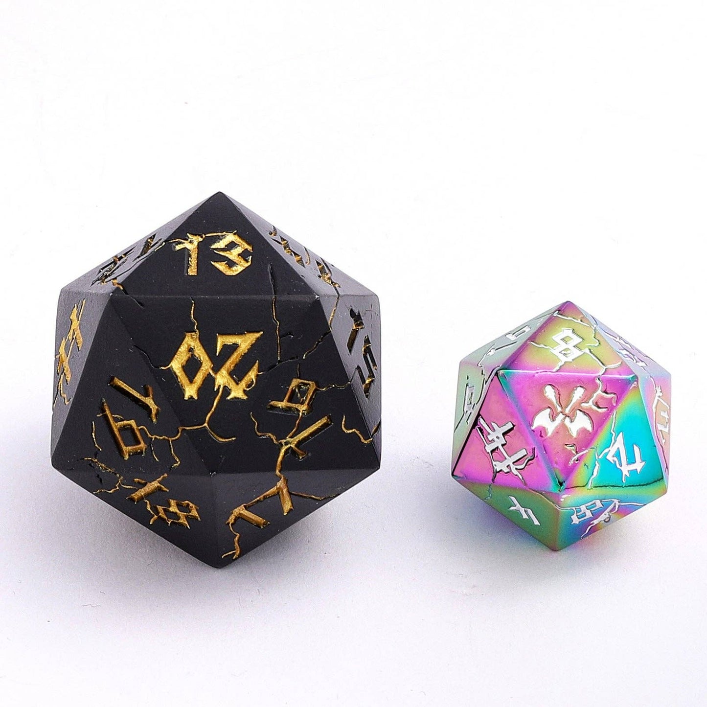 Barbarian 35mm Single D20 Spin Down - Matt Black with Gold
