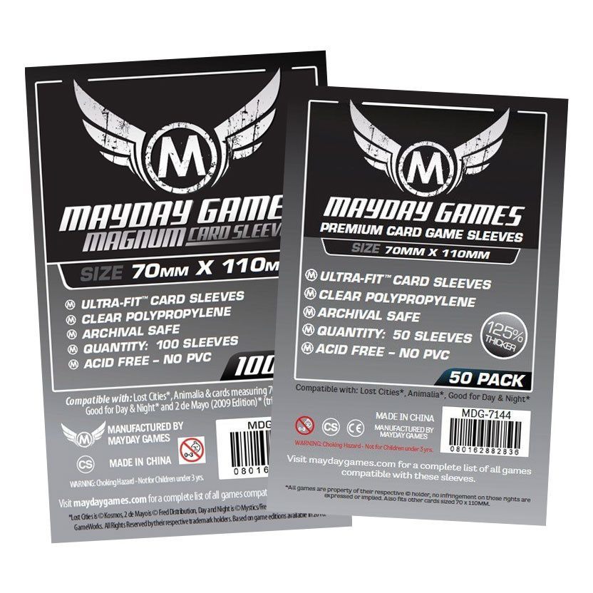 Lost Cities Magnum Ultra-Fit Game Size Sleeves (70x110mm)