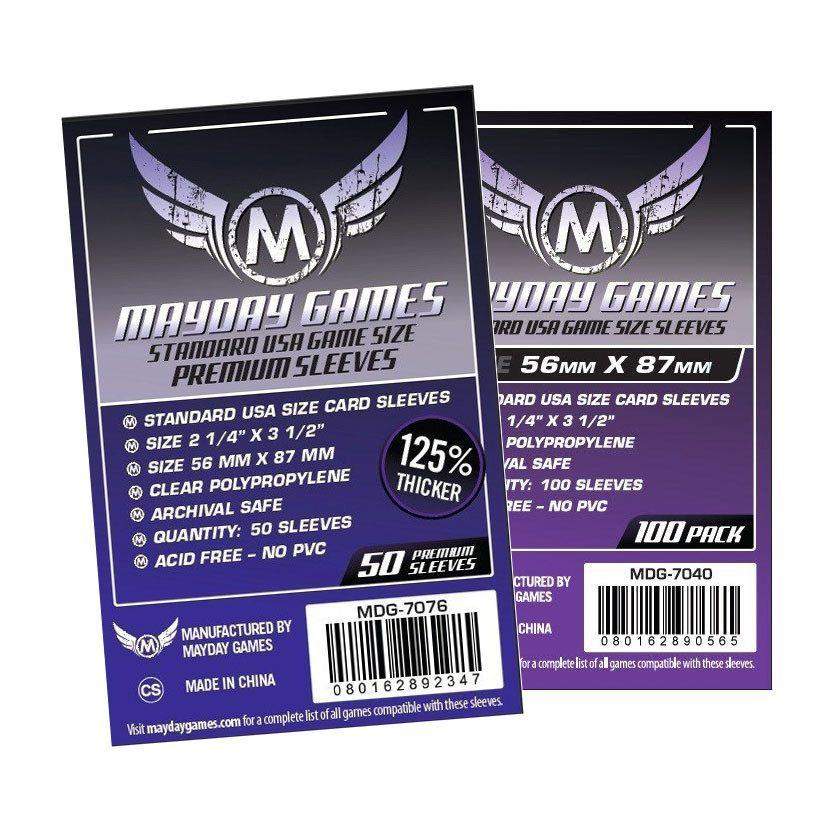 Standard USA Game Size Sleeves (56x87mm)