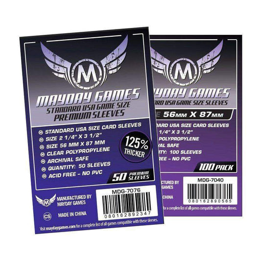 Standard USA Game Size Sleeves (56x87mm)