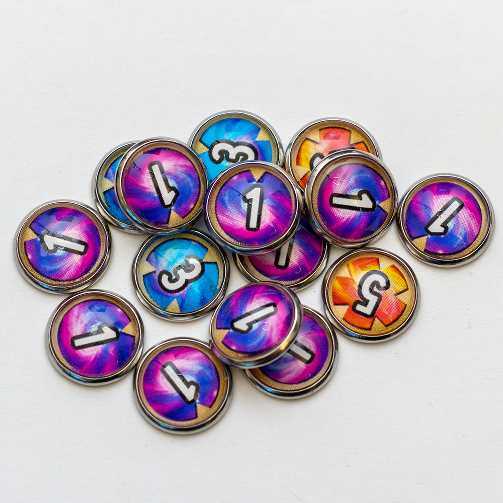 Handmade Damage Counters for the Lorcana TCG