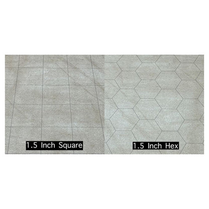 Reversible Battlemat 1.5" sq/hex