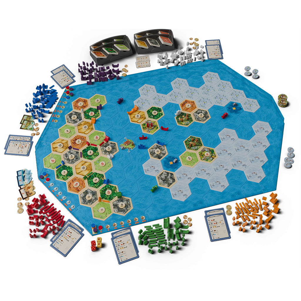 CATAN® 6E: Explorers & Pirates 5-6 Player Expansion