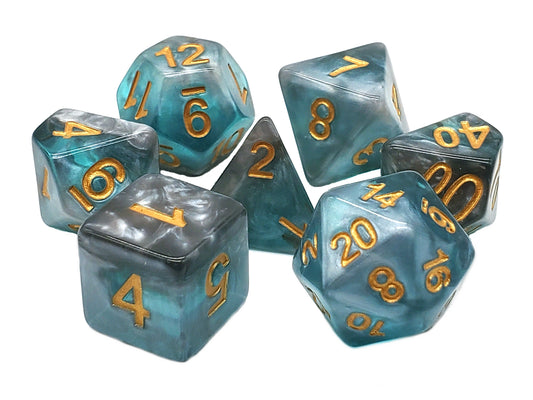 Old School 7-Dice Set: Gradients