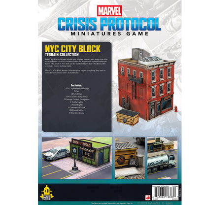 Marvel: Crisis Protocol - NYC City Block Terrain Collection