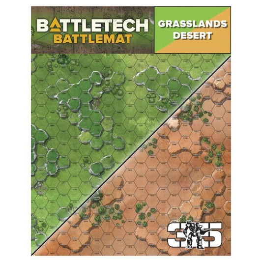 BattleTech: Battle Mat: Grasslands Desert