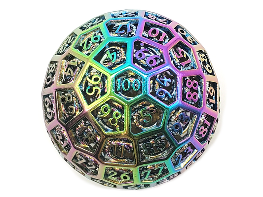 Old School Dice D100 50mm Hollow - Dragon's Head