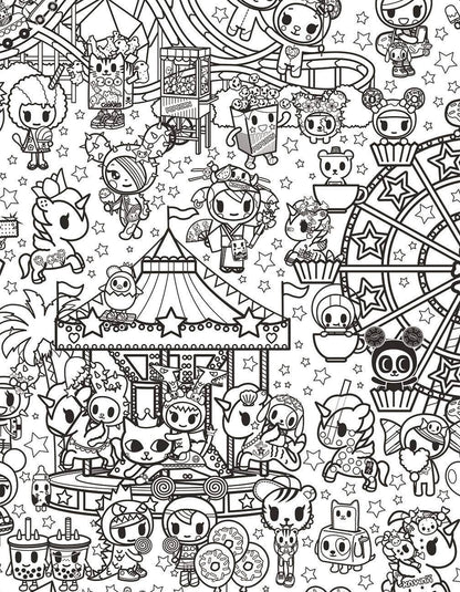 Tokidoki Coloring Party Coloring Book