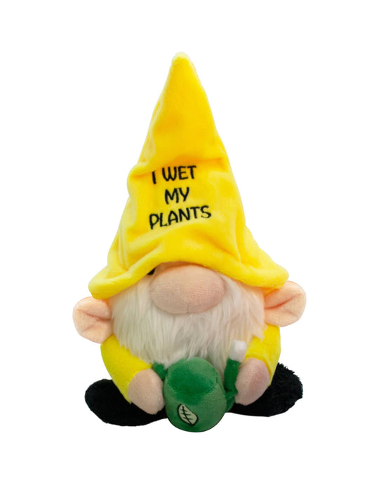 Gnome Plush  Wet My Plants  Soft Cuddly Toy Funny Cute Gift