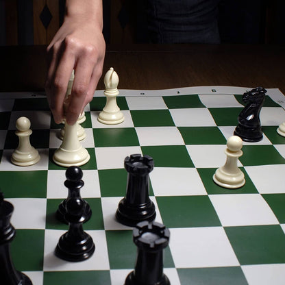 Triple Weighted Tournament Chess Set with Travel Bag
