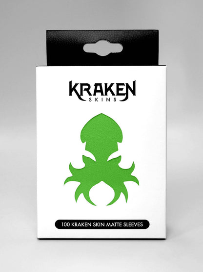 Kraken Skins: Parakeet Green Matte Sleeves