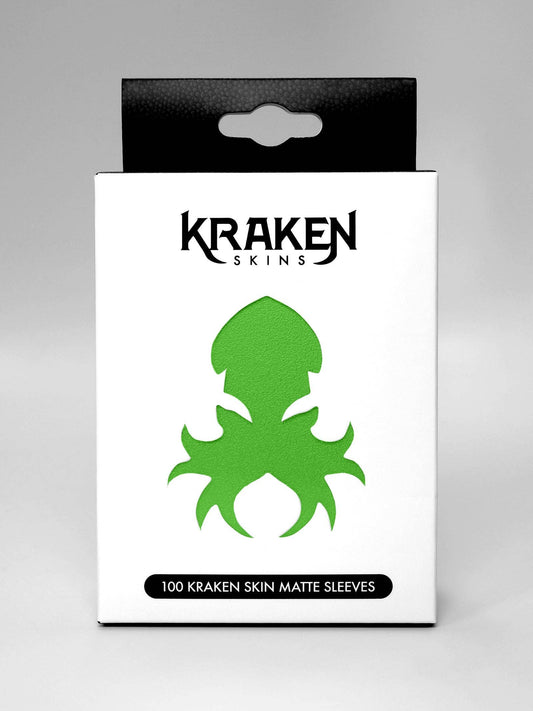 Kraken Skins: Parakeet Green Matte Sleeves